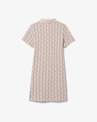 Kleid aus Jacquard mit Monogramm