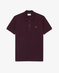 Classic Fit-Polohemd mit Krokodil in Metalloptik