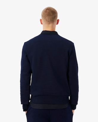 Sweatshirt aus Fleece mit Rundhalsausschnitt