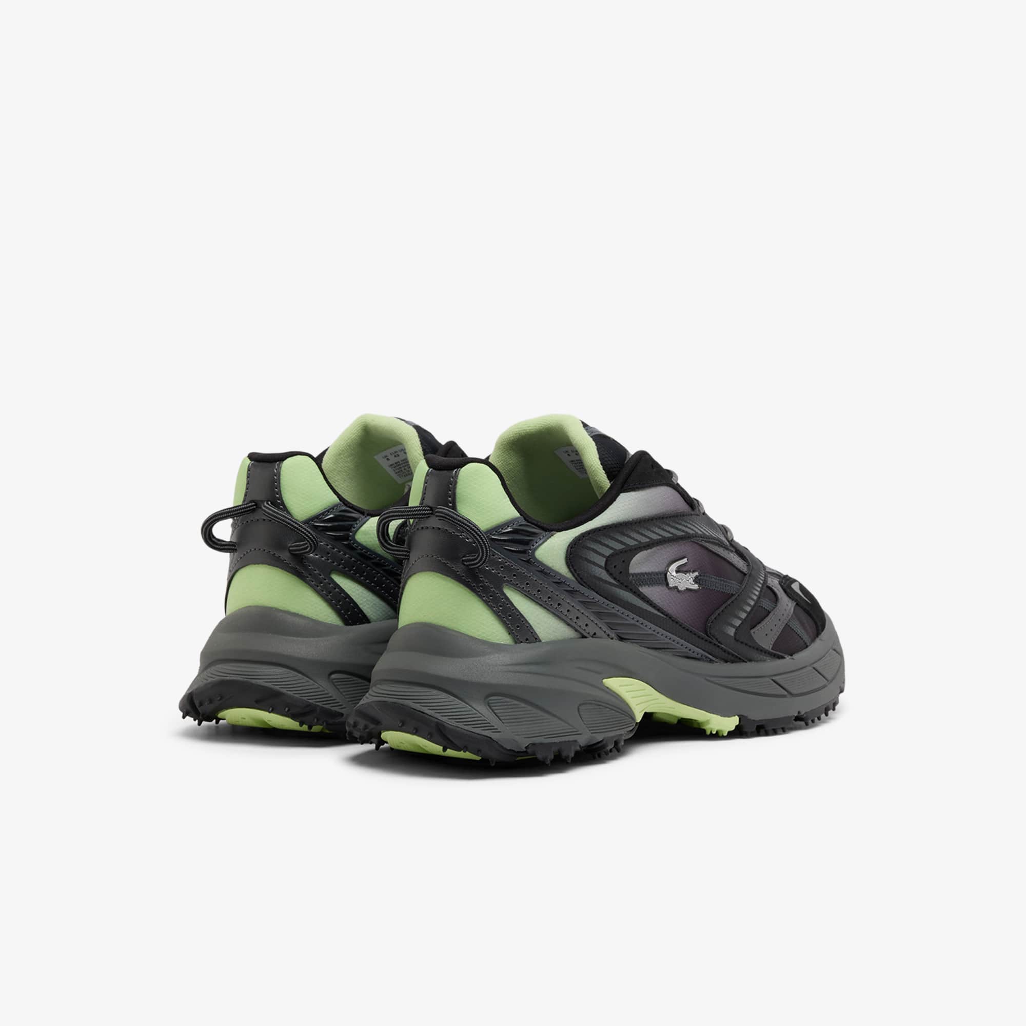 Thumbnail - Lacoste Herren-Sneakers L003 Neo Shot - BLK/LT GRN Size 44