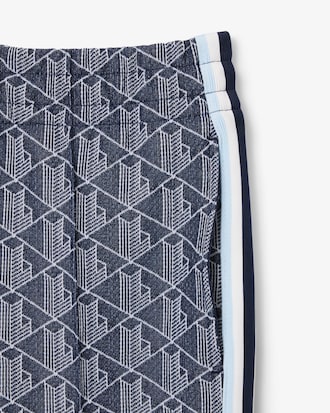 Flared-Trainingshose mit Monogramm