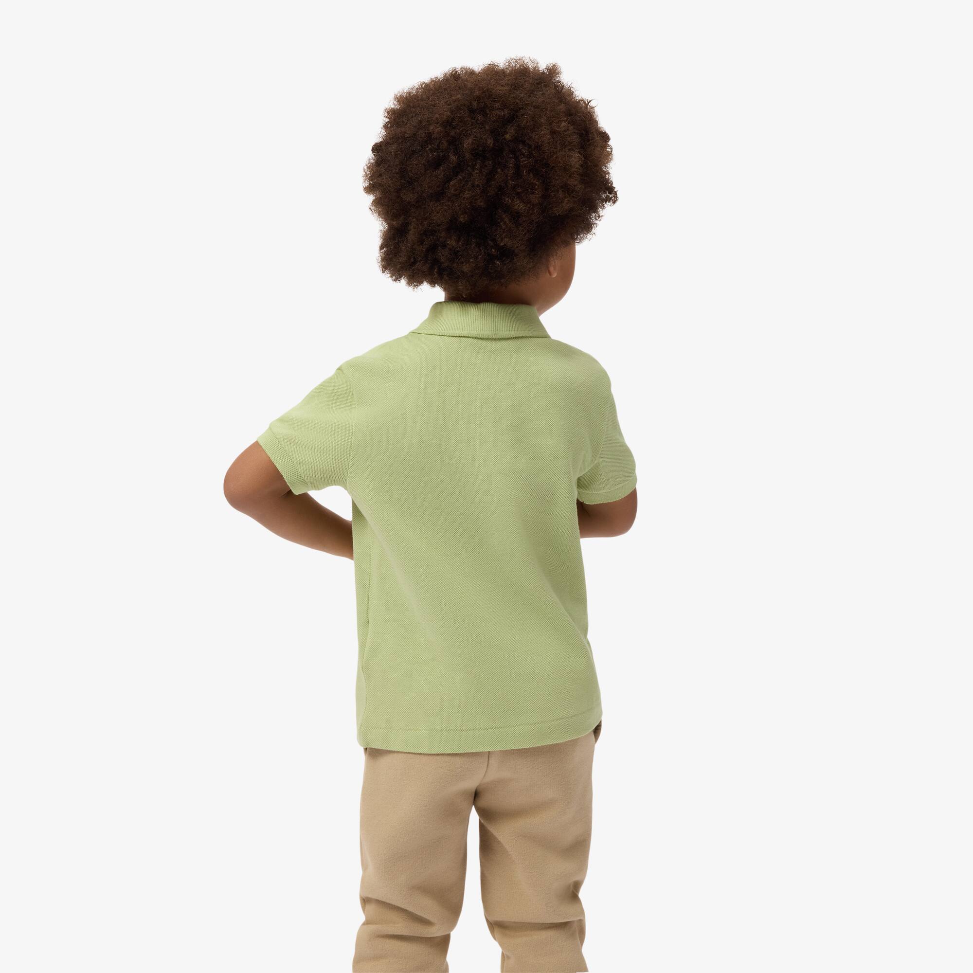 Thumbnail - Lacoste Polohemd aus Petit Piqué - Grün Size 2 - 2A