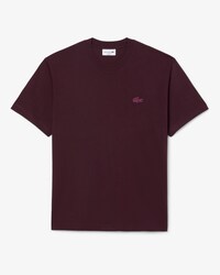 T-Shirt aus Jersey mit metallischem Krokodil