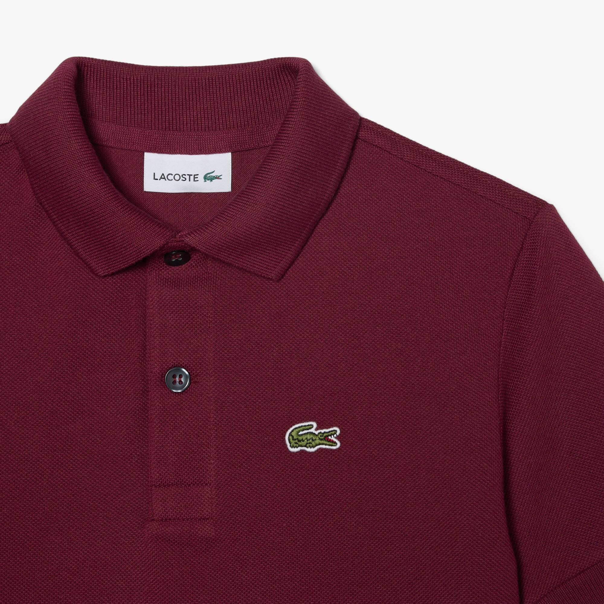 Thumbnail - Lacoste Polohemd aus Petit Piqué - Burgunder Size 9 - 10A