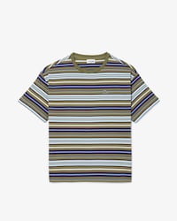 T-Shirt aus schwerer Baumwolle mit Streifen