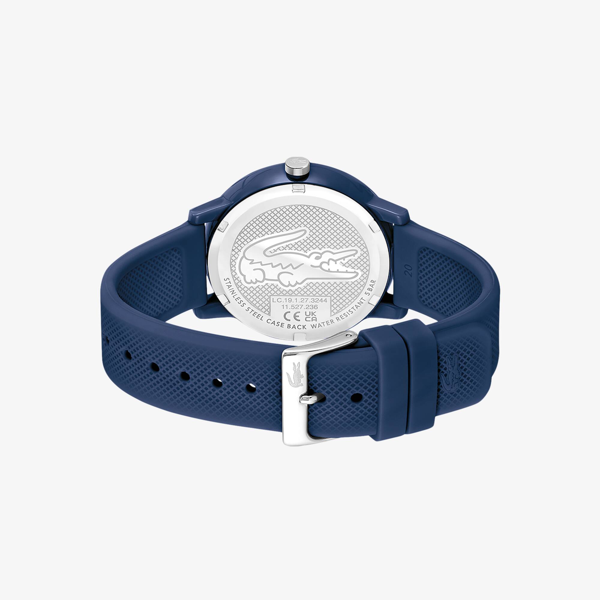 Thumbnail - Lacoste Herren Lacoste 12.12 Armbanduhr mit blauem Silikonband - SANS COLORIS Size One Size
