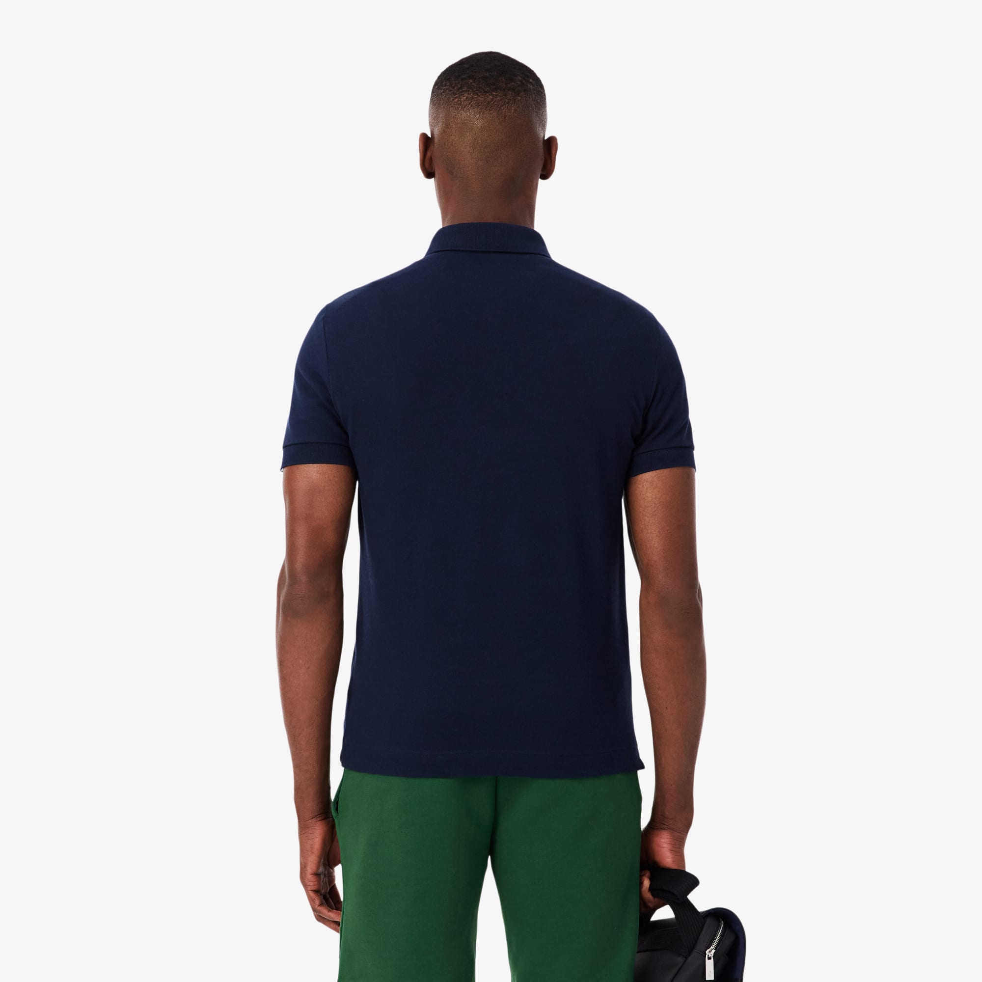 Thumbnail - Lacoste Regular Fit-Polohemd Paris aus Stretch-Piqué - Navy Blau Size M