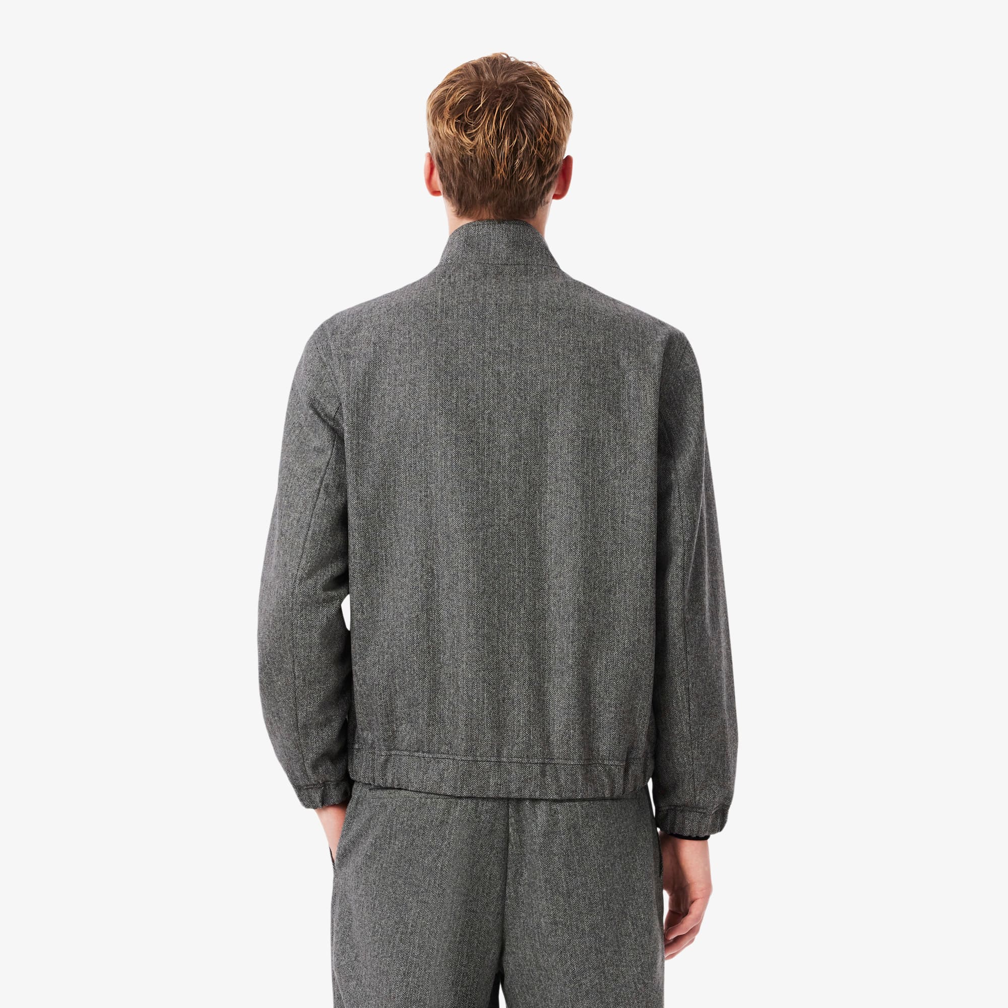 Thumbnail - Lacoste Harrington-Jacke aus Wolle - Grau Size 46 - S