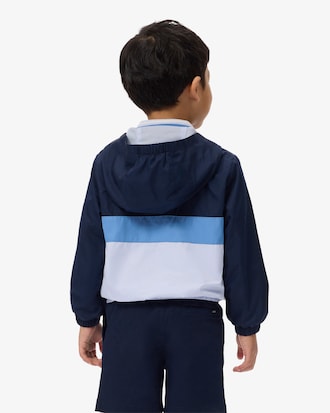 Windjacke aus Diamant-Taft mit Kapuze