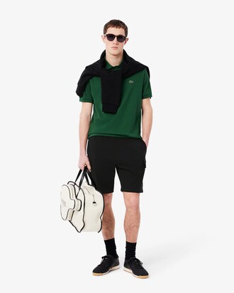 Cargo-Shorts aus Baumwollfleece