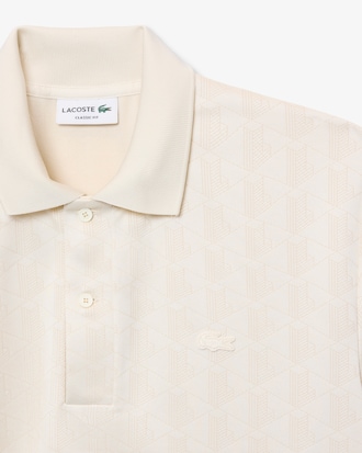 Classic Fit-Polokleid mit Monogramm aus Jacquard