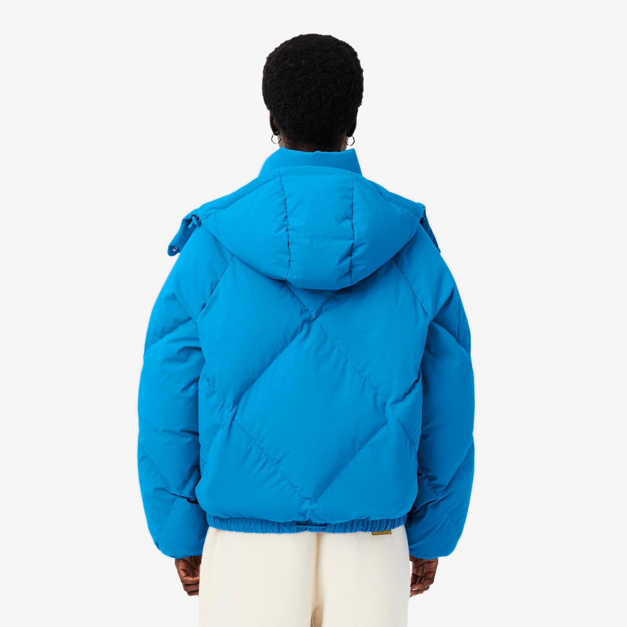 Thumbnail - Lacoste Puffer-Jacke Olympic Heritage Cortina 1956 - Blau Size 46