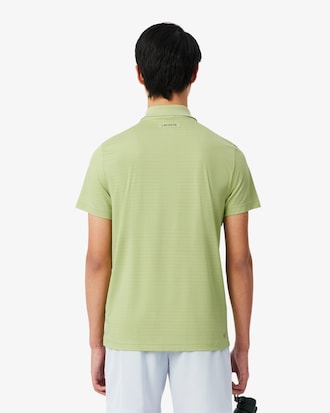 Tennis-Polohemd aus Stretch-Jacquard mit Ultra-Dry-Technologie