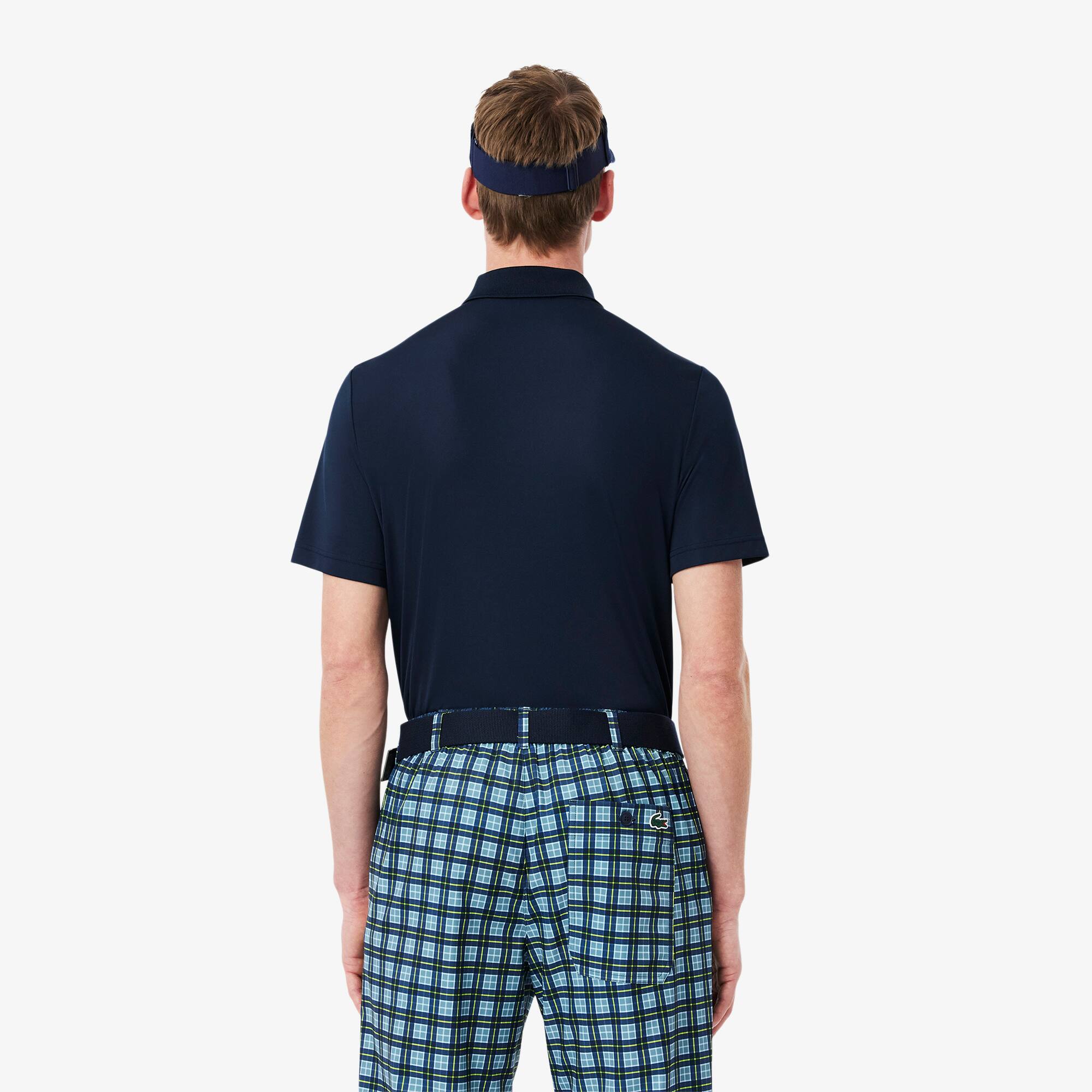 Thumbnail - Lacoste Golf-Polohemd mit UV-Schutz, Regular Fit - Navy Blau Size 3XL