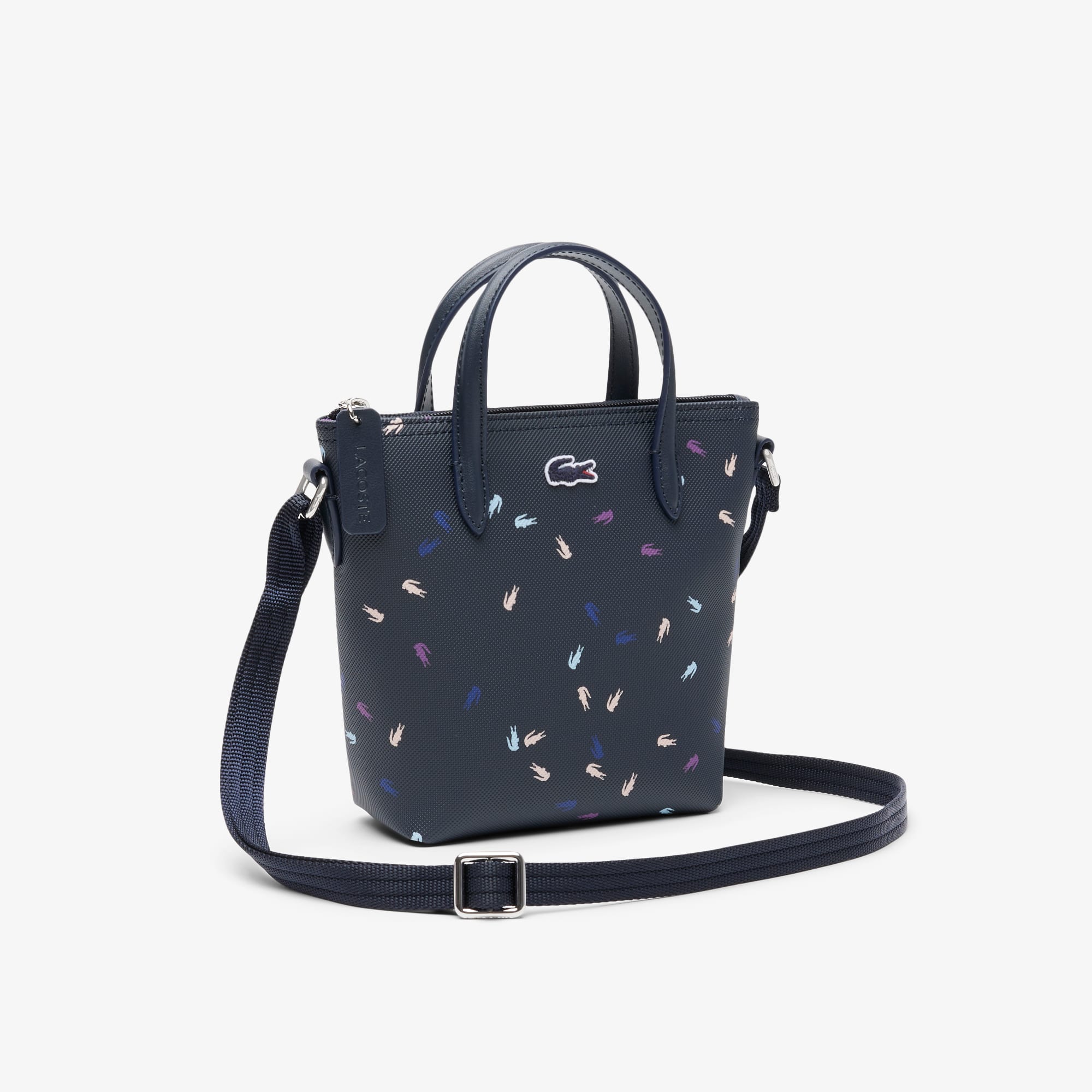 Thumbnail - Lacoste Mini-Tote mit Krokodilen - CONFETTI CROC ABIMES Size One Size