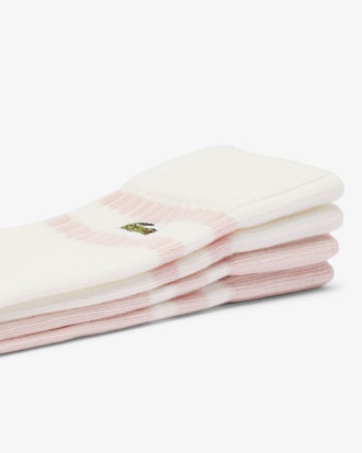 Socken aus gerippter Baumwolle