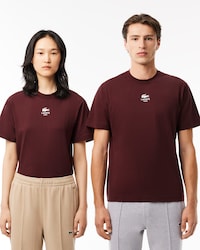 T-Shirt aus Baumwolle mit Signatur-Print