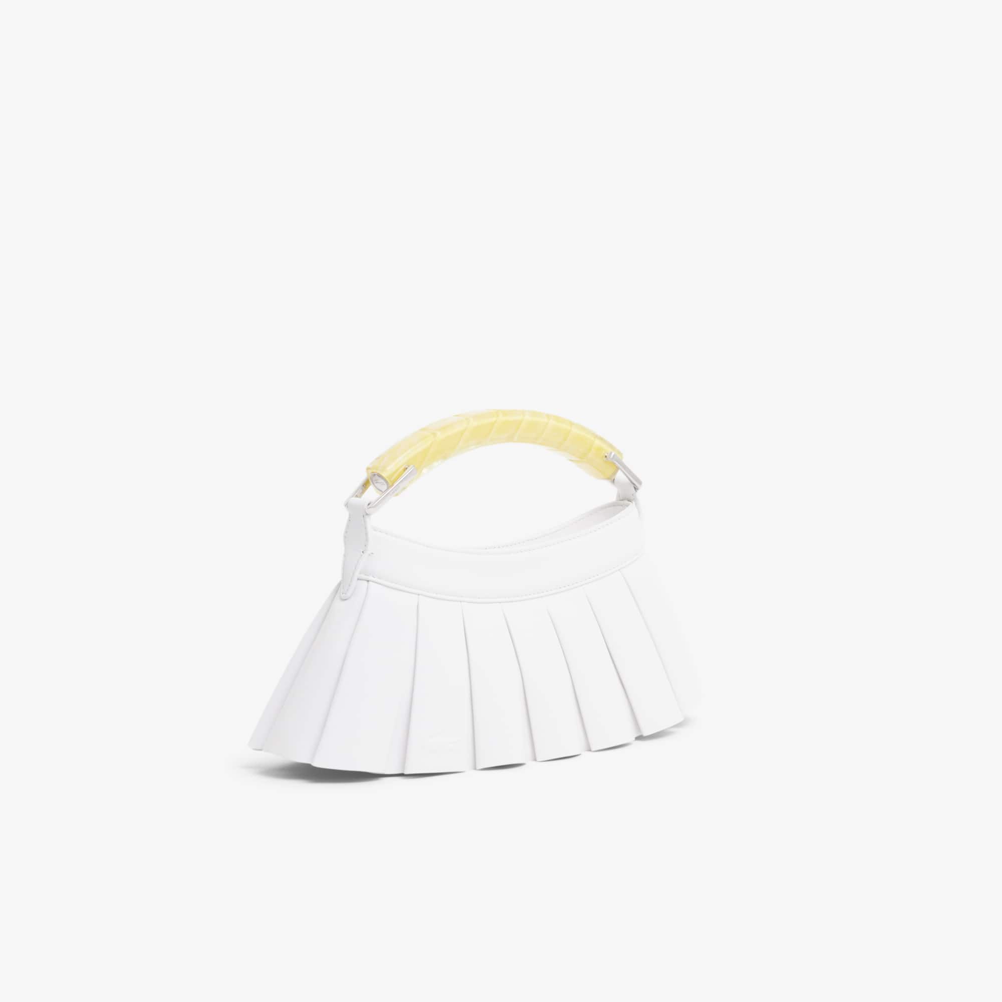 Thumbnail - Lacoste Tasche Runway H Lenglen aus Leder - BRIGHT WHITE Size One Size