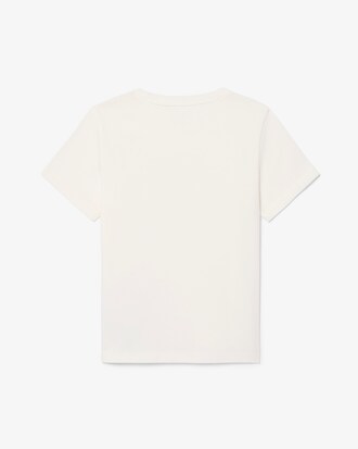 T-Shirt aus Baumwolle mit Badge