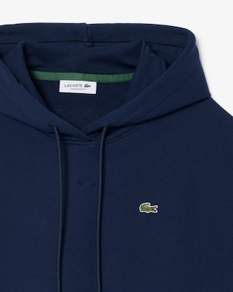 &Uuml;bergro&szlig;er Hoodie aus Fleece