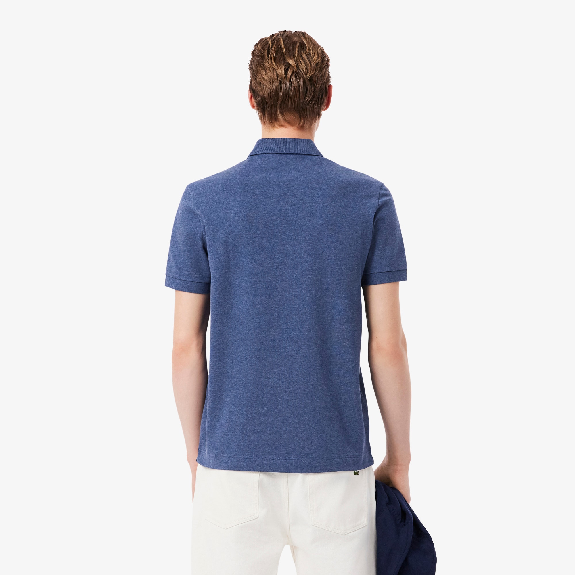 Thumbnail - Lacoste Regular Fit-Polohemd Paris aus Stretch-Piqué - Bleu Chine Size XS