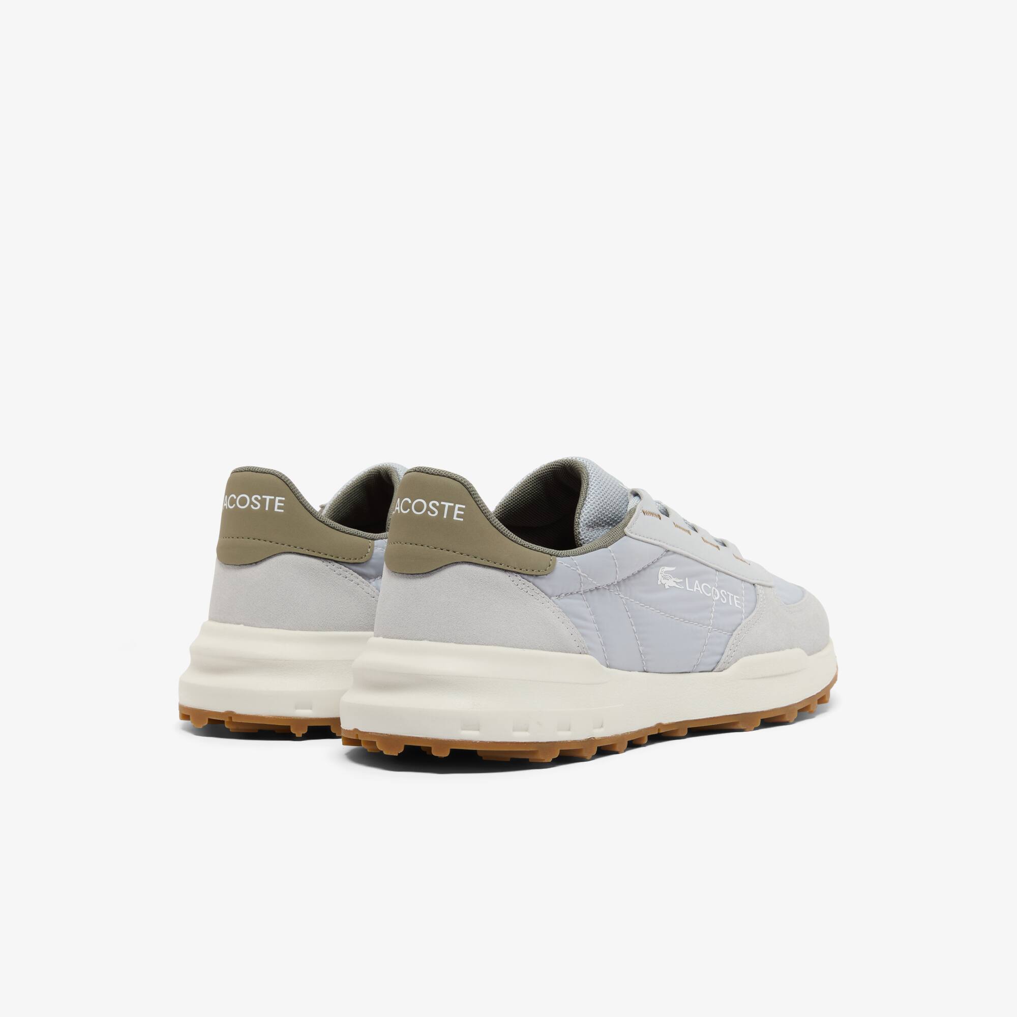 Thumbnail - Lacoste Herren-Sneakers Elite Active Evo - LT GRY/KHK Size 40.5