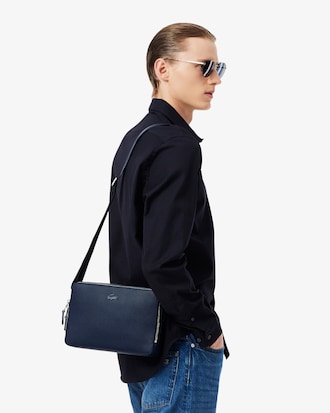 Reporter-Tasche Chantaco aus Piqu&eacute;-Leder