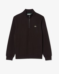 Fleece-Sweatshirt mit Rei&szlig;verschluss und hohem Kragen