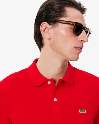Slim Fit-Polohemd L.12.12 aus Piqué