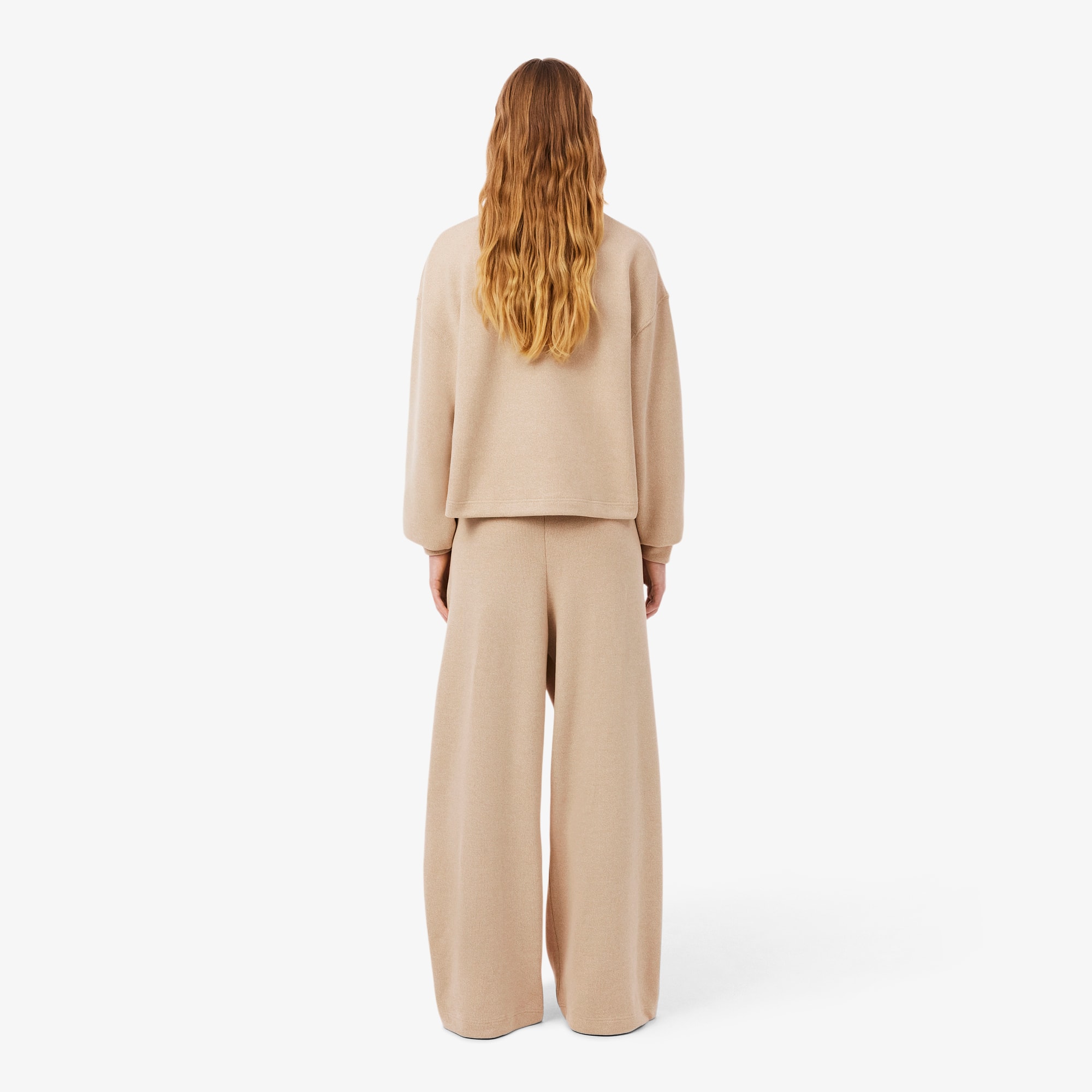 Thumbnail - Lacoste Trainingshose mit weiten Beinen - Marron Size 40