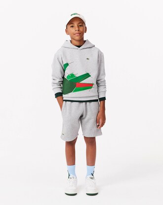 Hoodie mit grafischem Krokodil