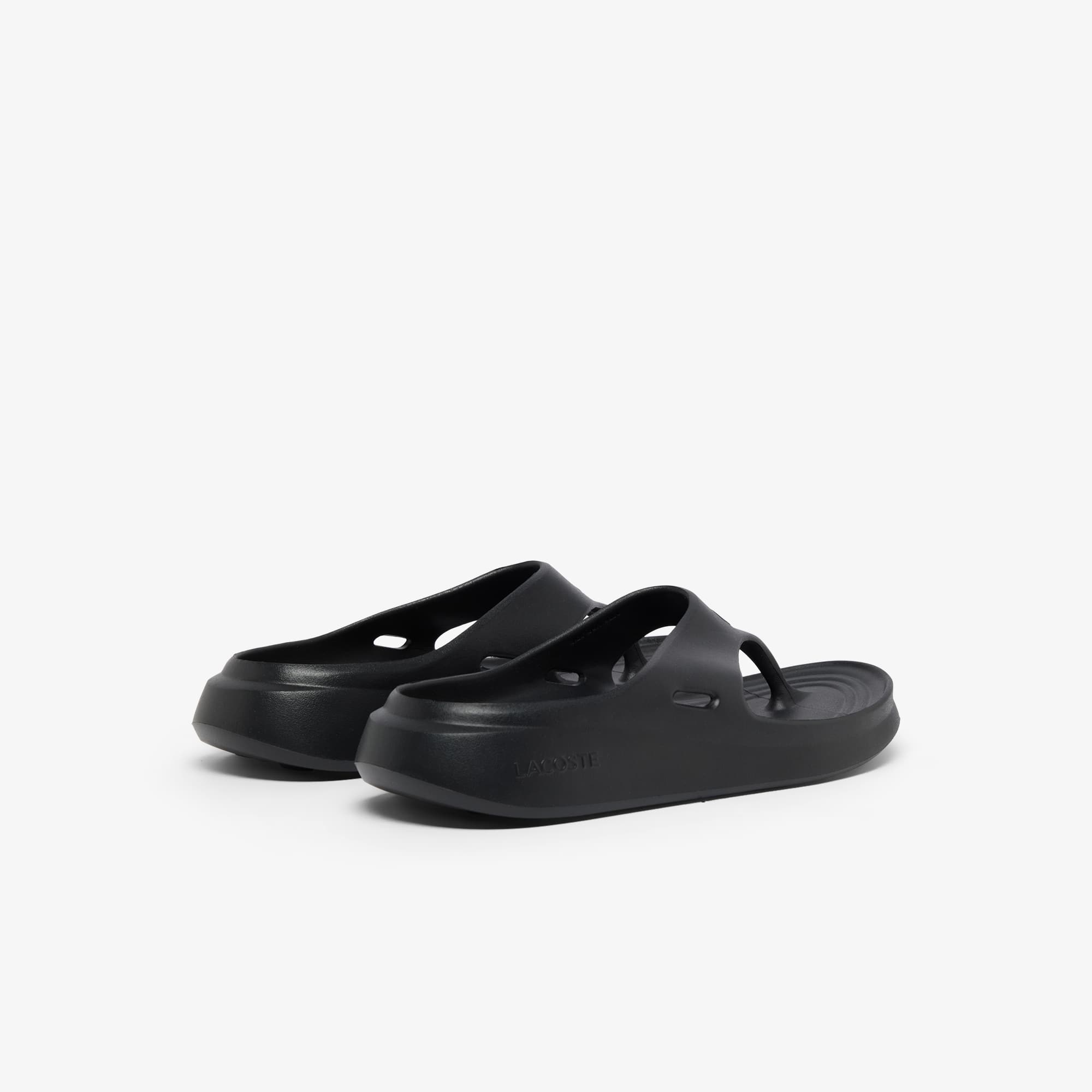 Thumbnail - Lacoste Herren-Badesandalen Meduz - DARK GREY/DARK GREY Size 42