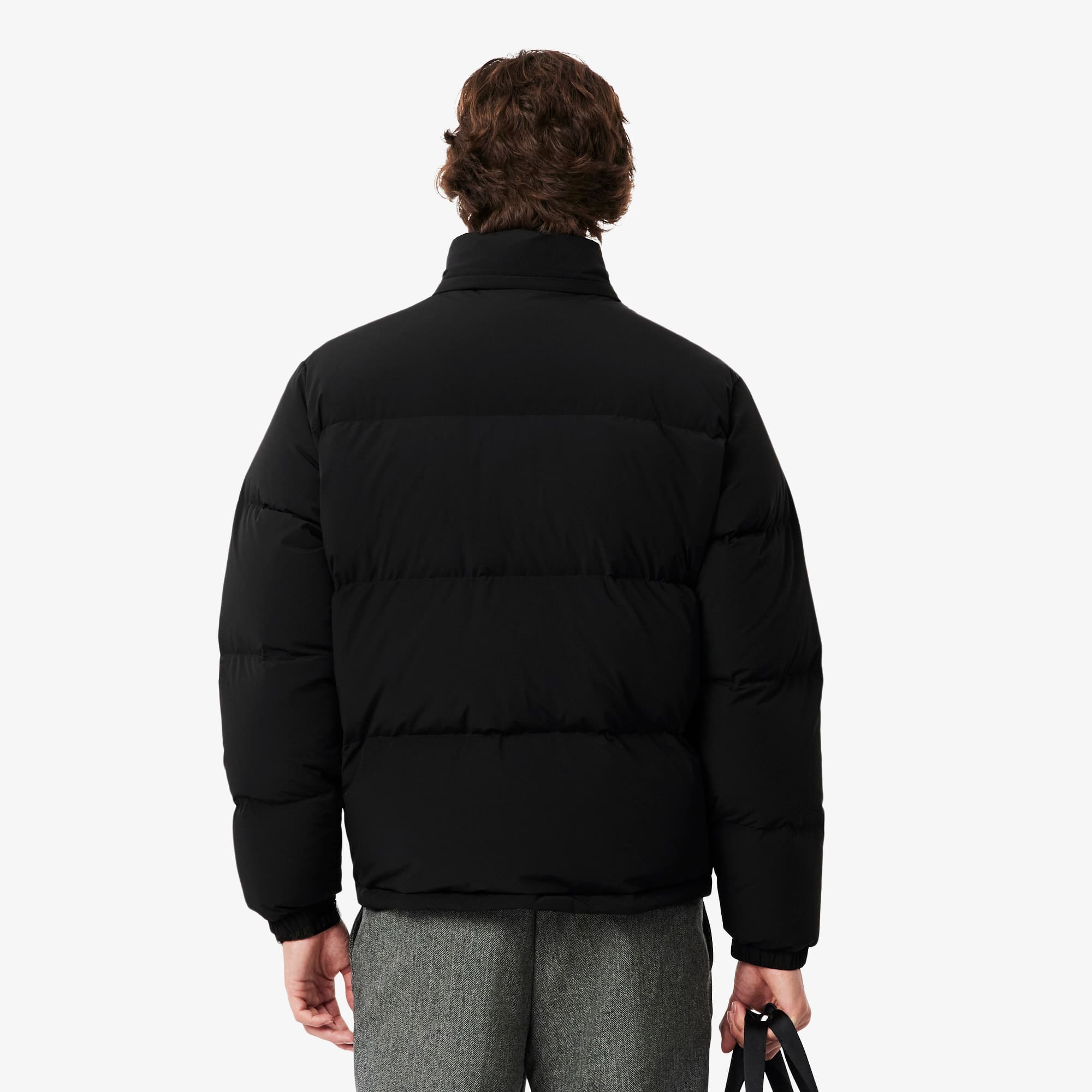 Thumbnail - Lacoste Wasserabweisende Daunenjacke mit Kapuze - Schwarz Size 48 - S-M