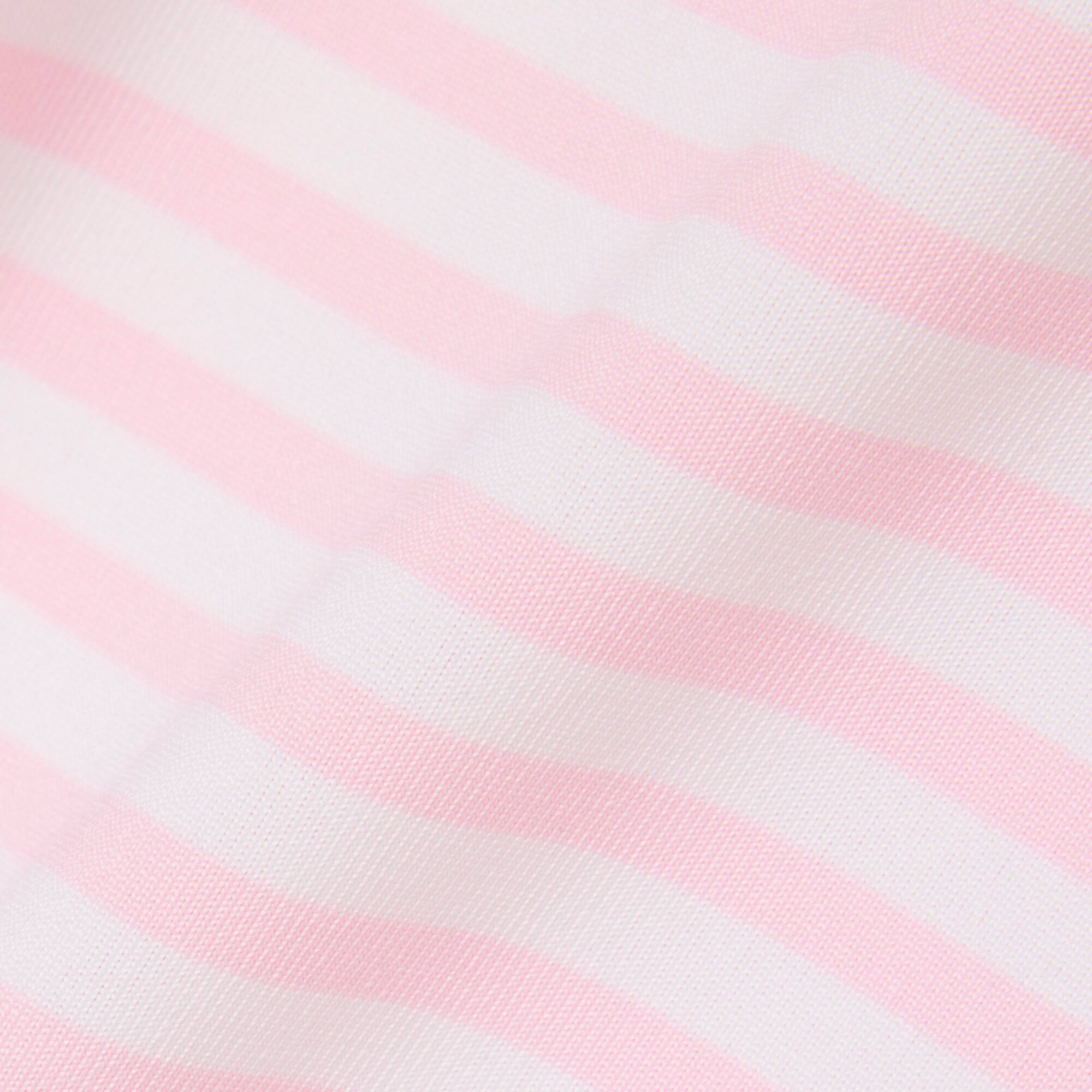 Thumbnail - Lacoste Gestreiftes Golf-Polohemd mit Ultra-Dry-Technologie, Regular Fit - Hellrosa / Weiß Size S