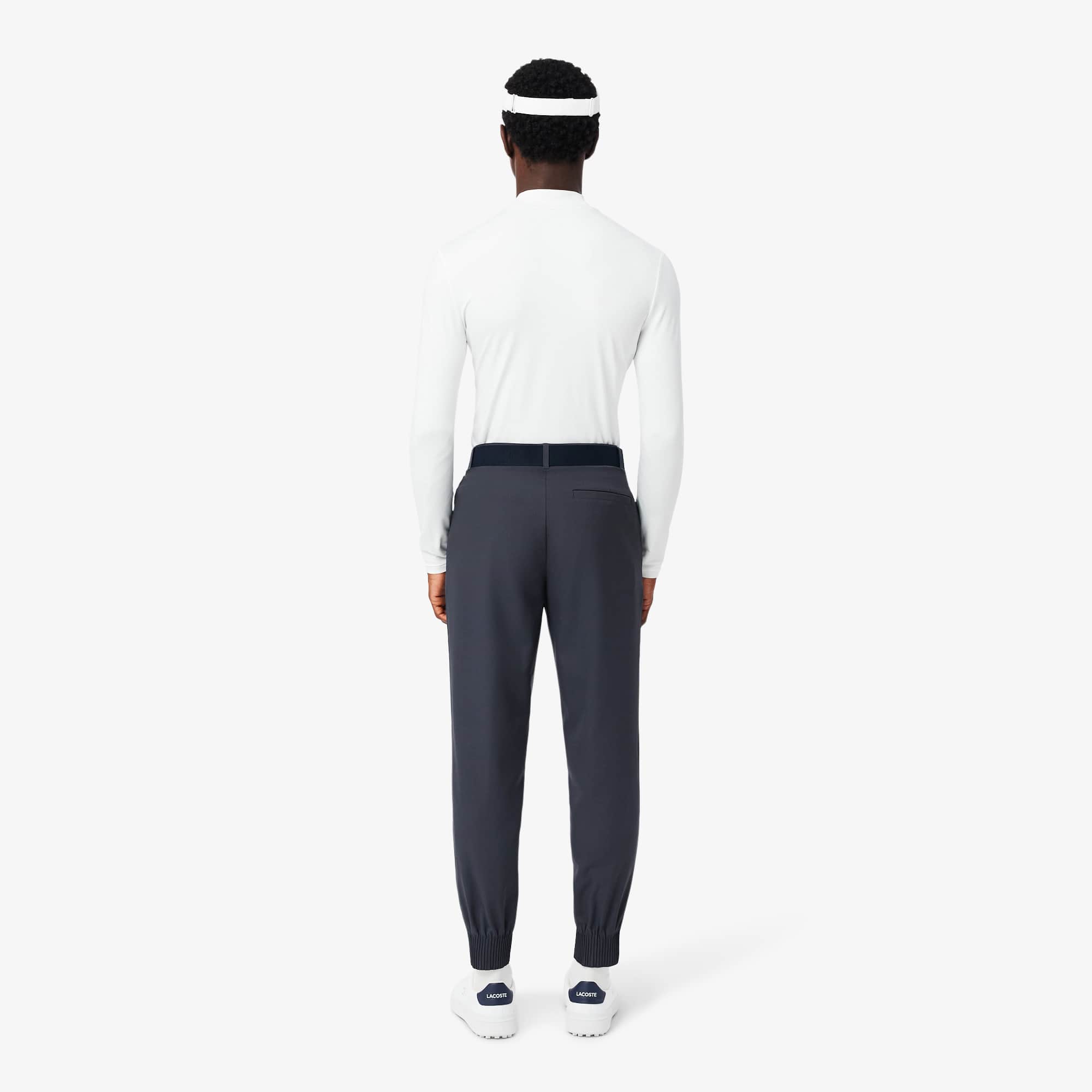 Thumbnail - Lacoste Stretch-Golfhose mit Ultra-Dry-Technologie - Dunkelgrau Size XS