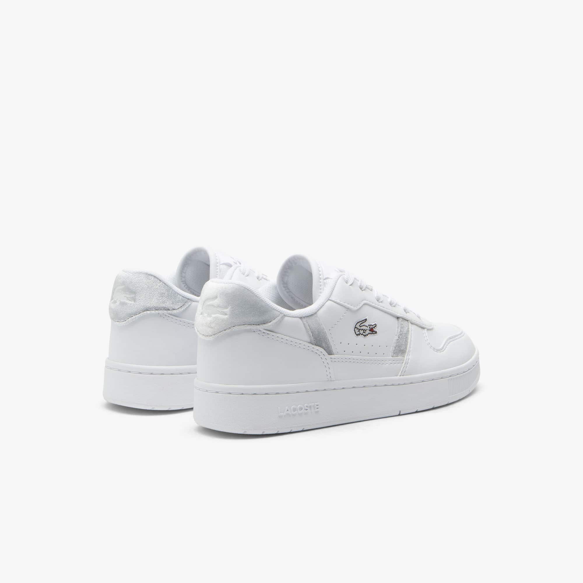 Thumbnail - Lacoste Junior-Sneakers T-Clip Set - WHT/LT GREY Size 35.5