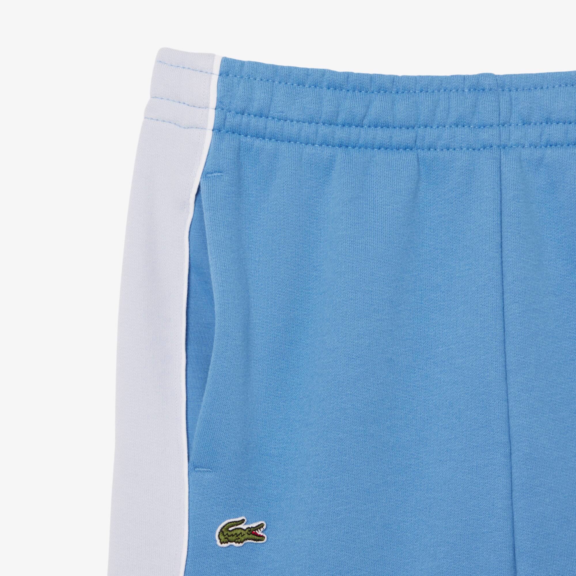 Thumbnail - Lacoste Fleece-Shorts mit Colorblock-Design - Blau Size 9 - 10A