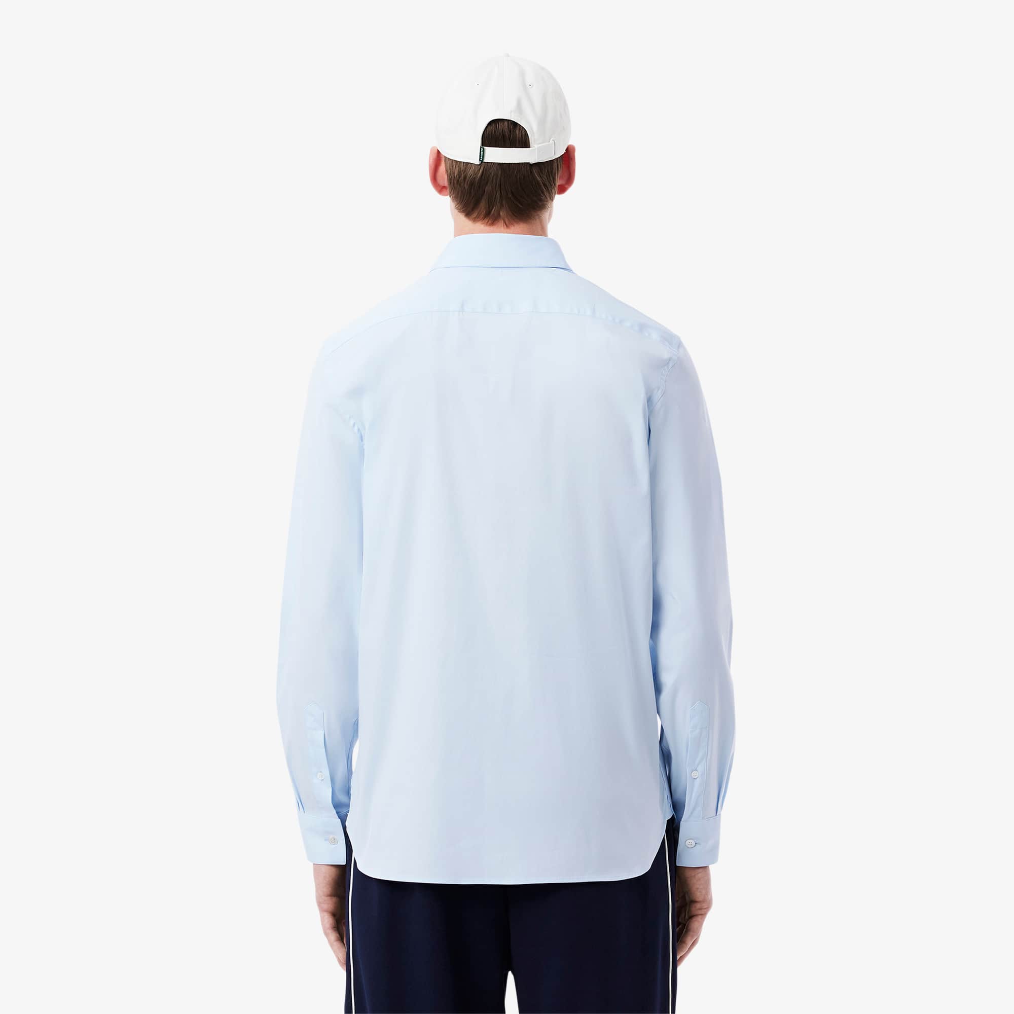 Thumbnail - Lacoste Slim Fit-Hemd aus Stretch-Popeline - Hellblau Size 44