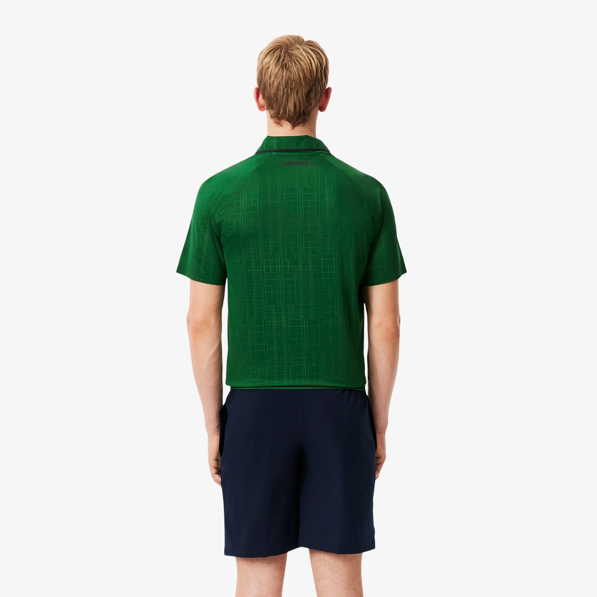 Thumbnail - Lacoste Shorts Lacoste Tennis x Novak Djokovic - Navy Blau / Grün Size M