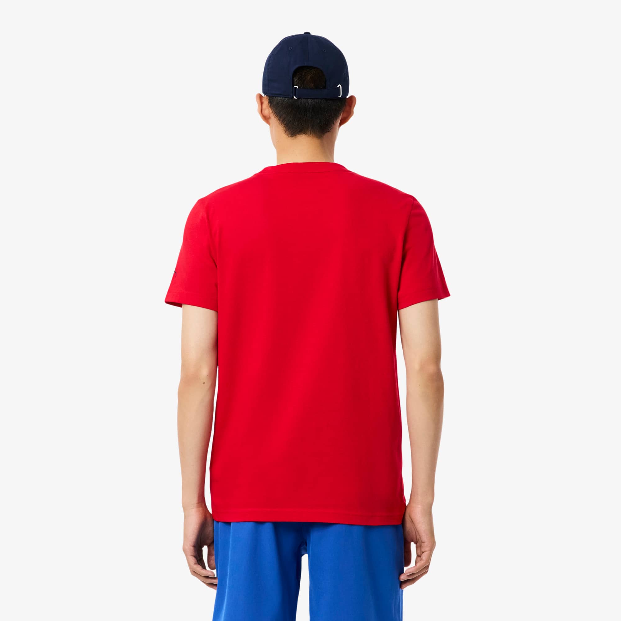 Thumbnail - Lacoste Pack Lacoste Tennis x Novak Djokovic - Rot / Navy Blau Size 6 - XL
