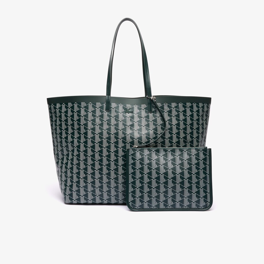 Zely Tote Bag Large aus beschichtetem Canvas mit Monogramm 