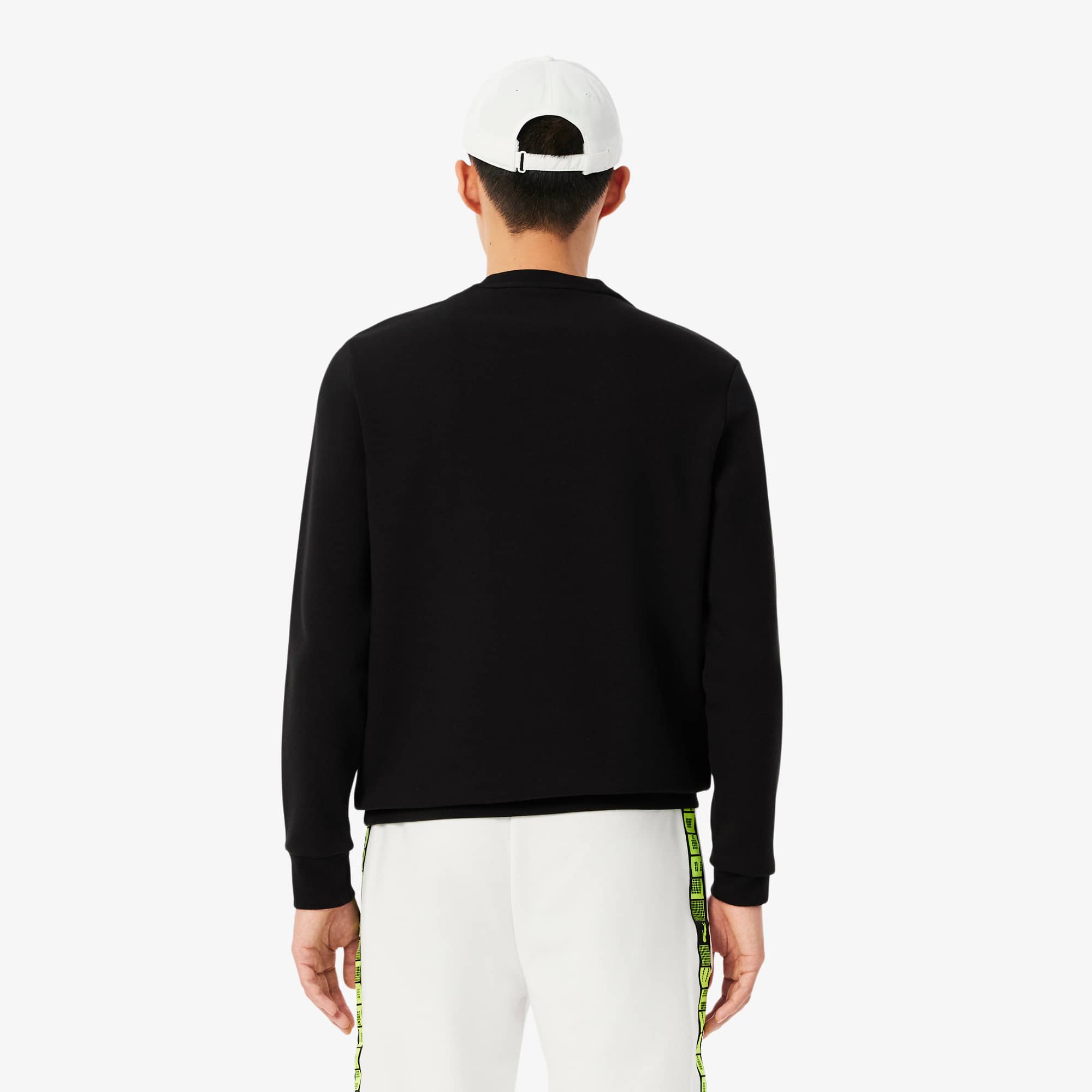 Thumbnail - Lacoste Tennis-Sweatshirt mit Branding-Streifen - Schwarz Size L