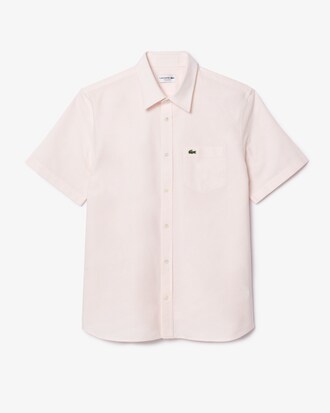 Regular Fit-Hemd mit kurzen Ärmeln aus Baumwoll-Oxford