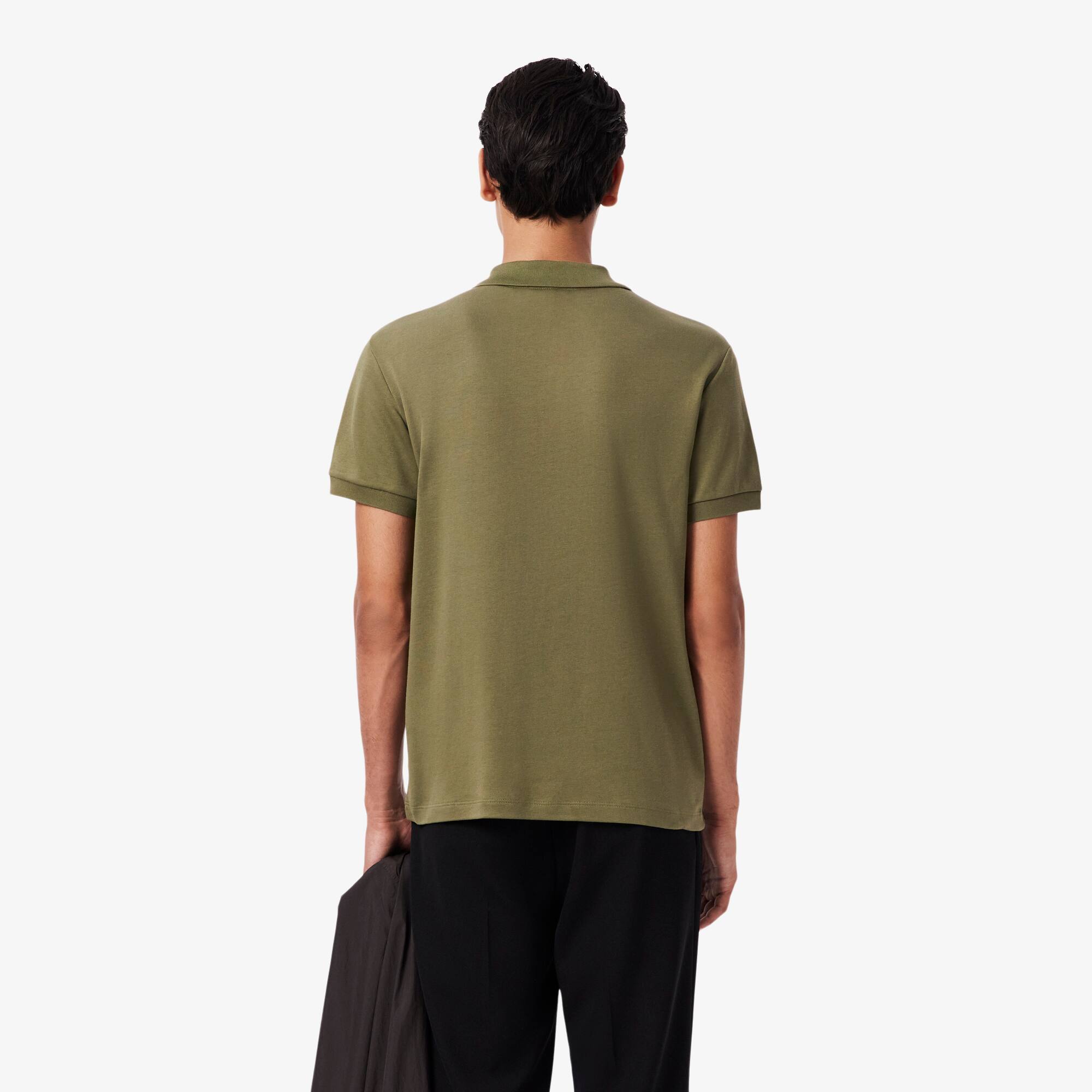 Thumbnail - Lacoste Golf-Polohemd aus Pima-Baumwolle, Regular Fit - Khaki Grün Size 4XL