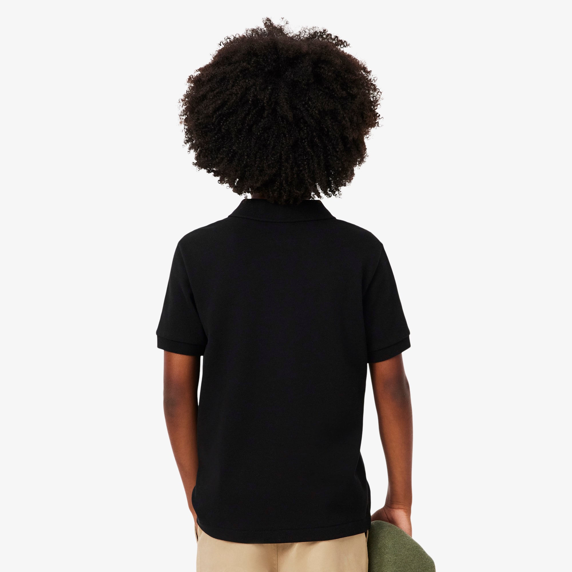 Thumbnail - Lacoste Polohemd aus Petit Piqué - Schwarz Size 11 - 14A