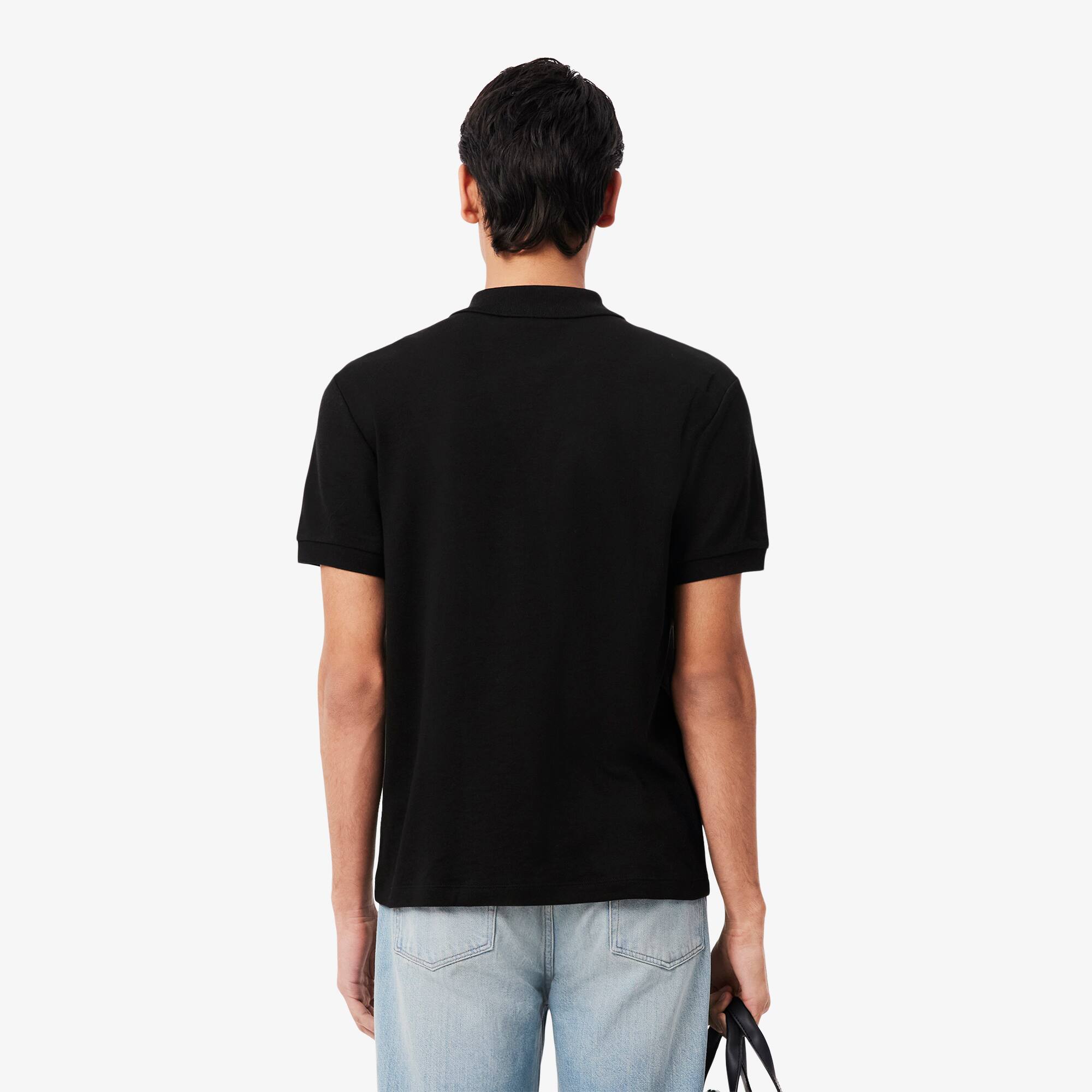 Thumbnail - Lacoste Golf-Polohemd aus Pima-Baumwolle, Regular Fit - Schwarz Size M