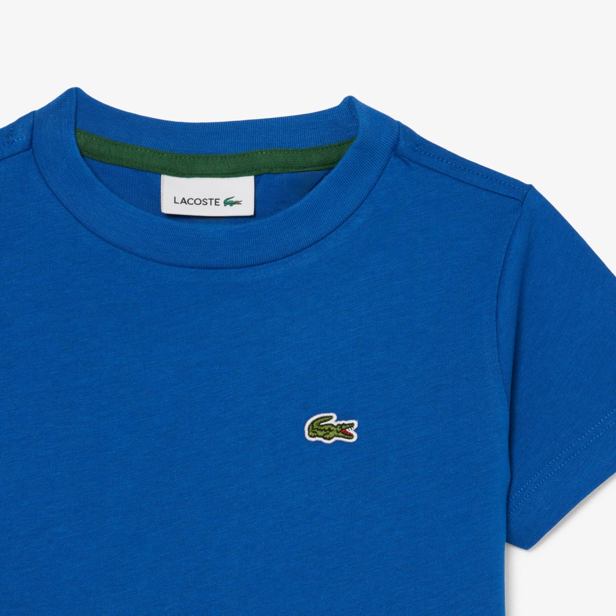 Thumbnail - Lacoste Unisex T-Shirt aus Baumwolle - Blau Size 5 - 5A