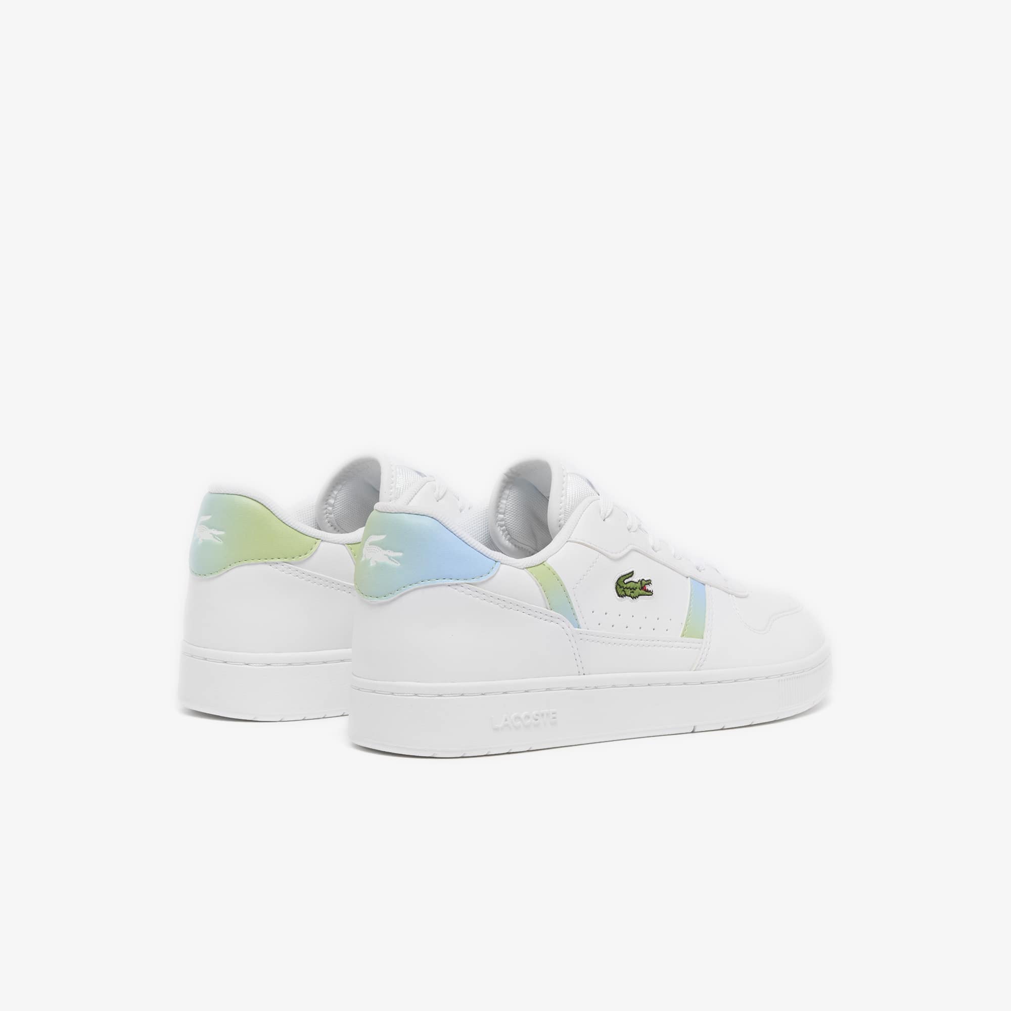 Thumbnail - Lacoste Junior-Sneakers T-Clip Set - WHT/LT GRN Size 35.5