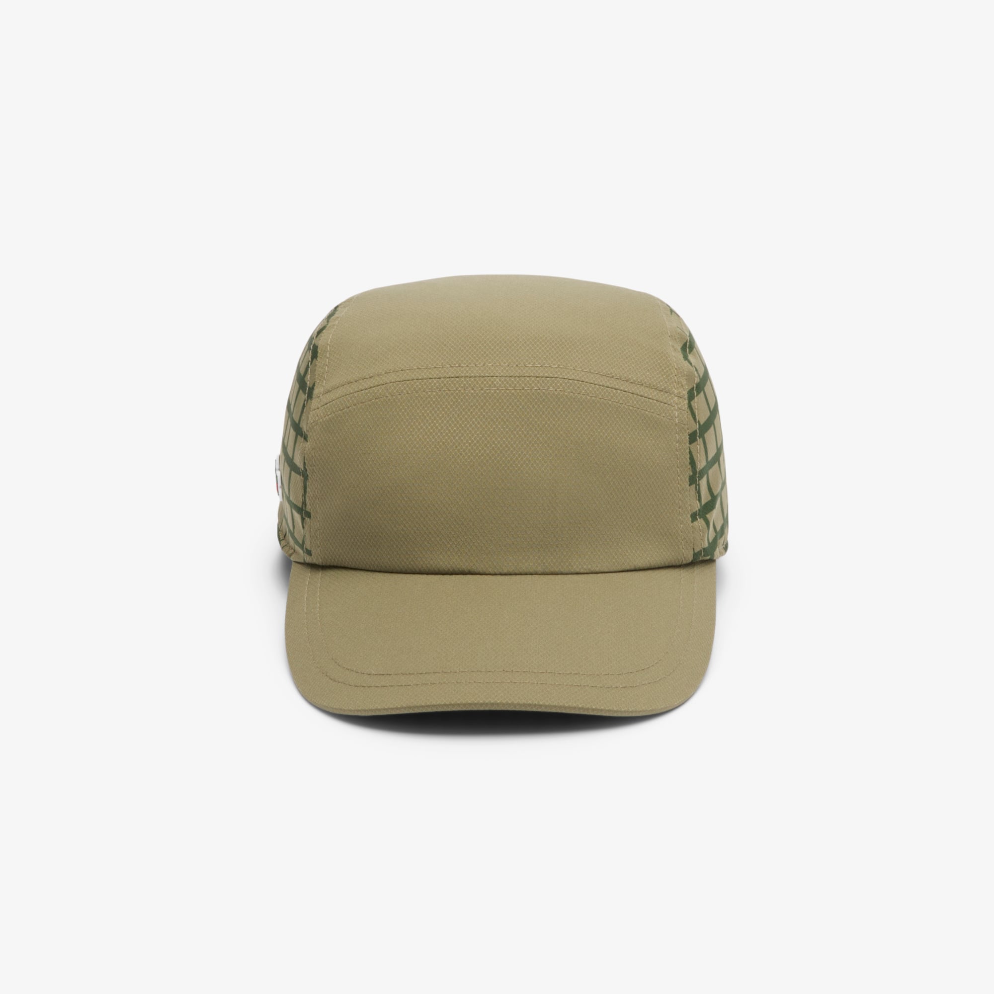 Thumbnail - Lacoste Tennis Cap mit Grafik-Print - Khaki Grün Size One Size