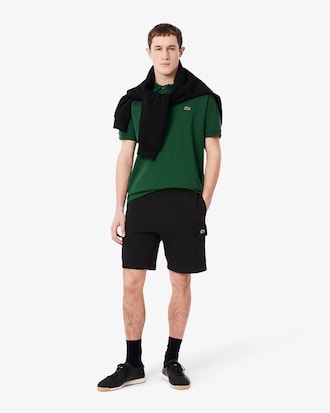 Cargo-Shorts aus Baumwollfleece